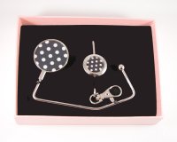 Plain Black & White Polka Dot Gift Set